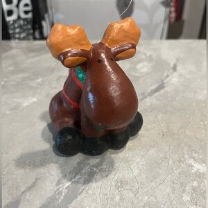 Dept. 56 Hand Painted Moose Ornament